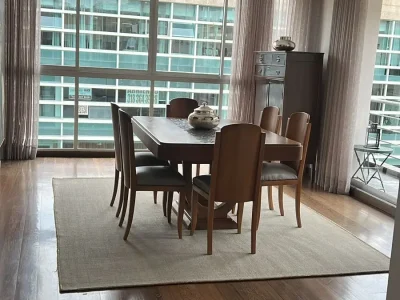 cortinas onda serena pentagrama instaladas en comedor de chapinero bogota vendidas por totaldeko del barrio la alqueria